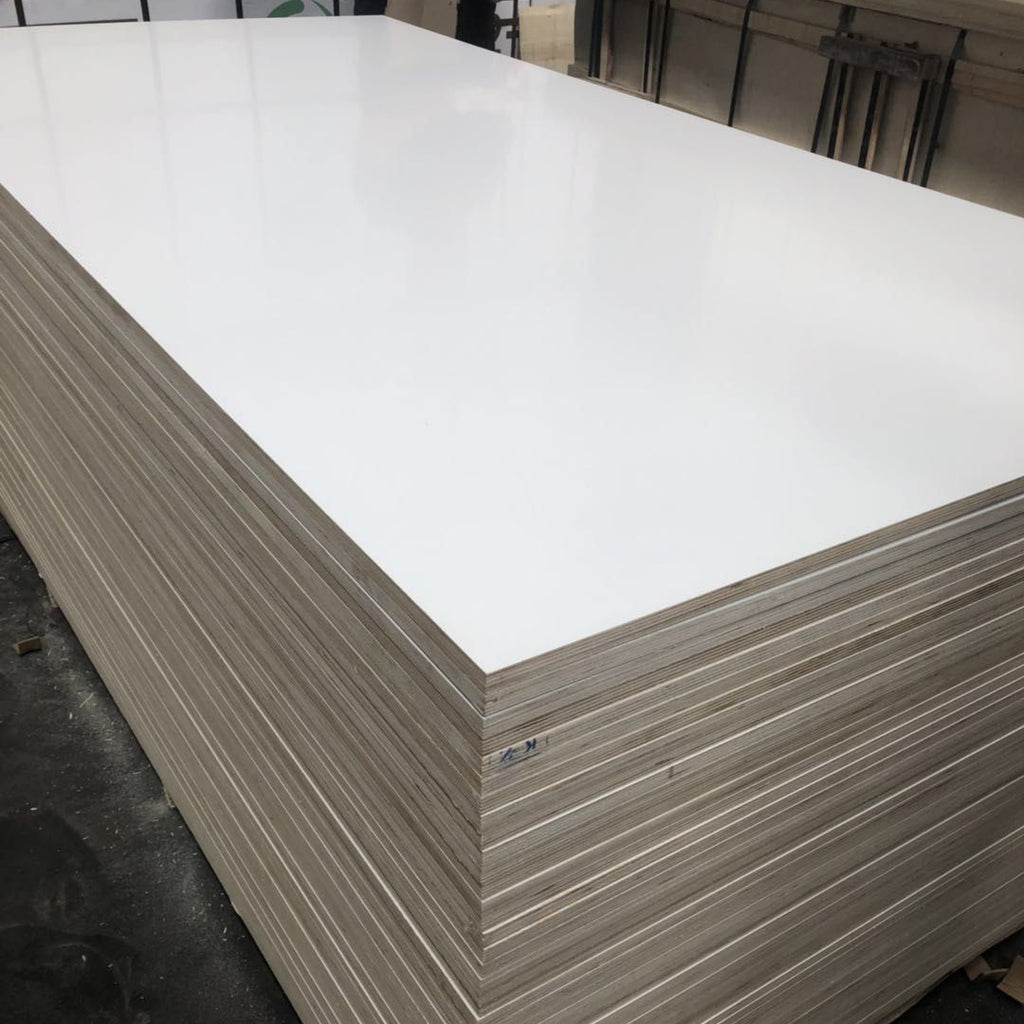 PVC white laminate - 4ft x 8ft