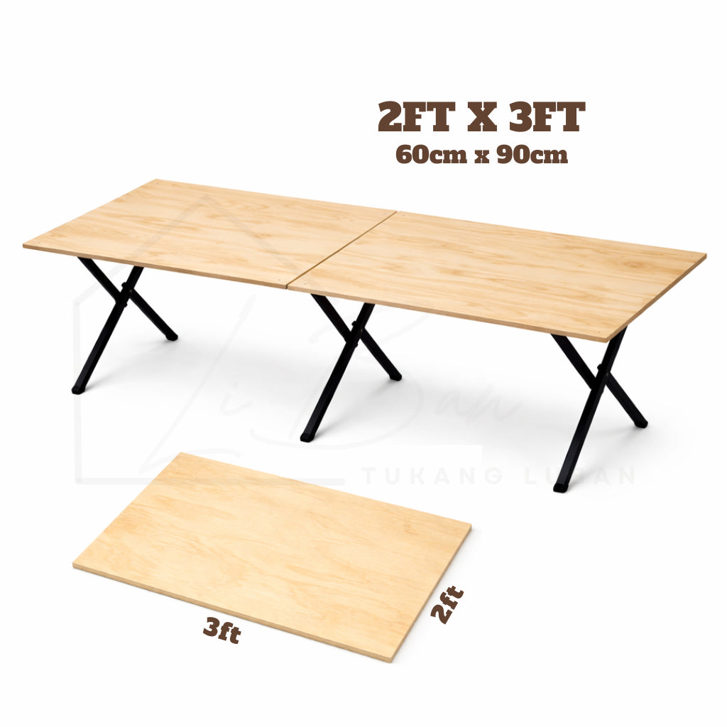 Grade A Plywood Papan Meja Pasar Malam | 9mm Plywood Pasar Malam | 2ftx3ft/ 3ftx3ft | For Pasar Malam