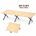 Grade A Plywood Papan Meja Pasar Malam | 9mm Plywood Pasar Malam | 2ftx3ft/ 3ftx3ft | For Pasar Malam