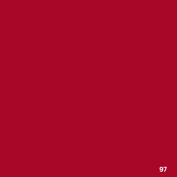Solid red color swatch with number 97