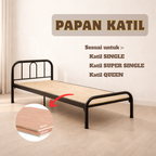 PAPAN KATIL Hardwood Plywood MR 9mm, 12mm saiz Single, Super Single, Queen