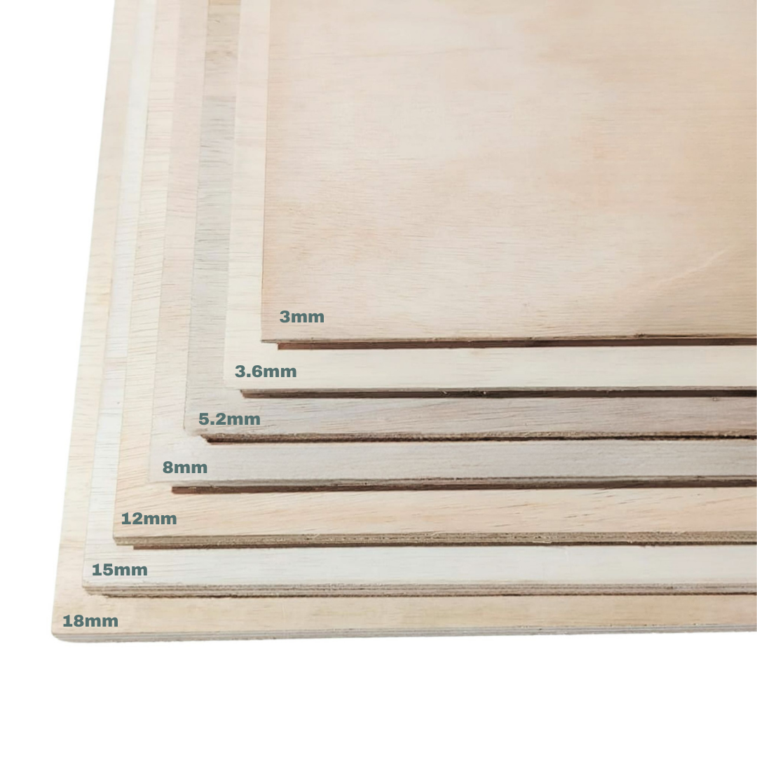 Lightwood Plywood 1ft - 5ft Sizes