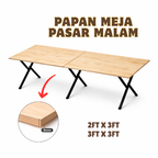 Grade A Plywood Papan Meja Pasar Malam | 9mm Plywood Pasar Malam | 2ftx3ft/ 3ftx3ft | For Pasar Malam