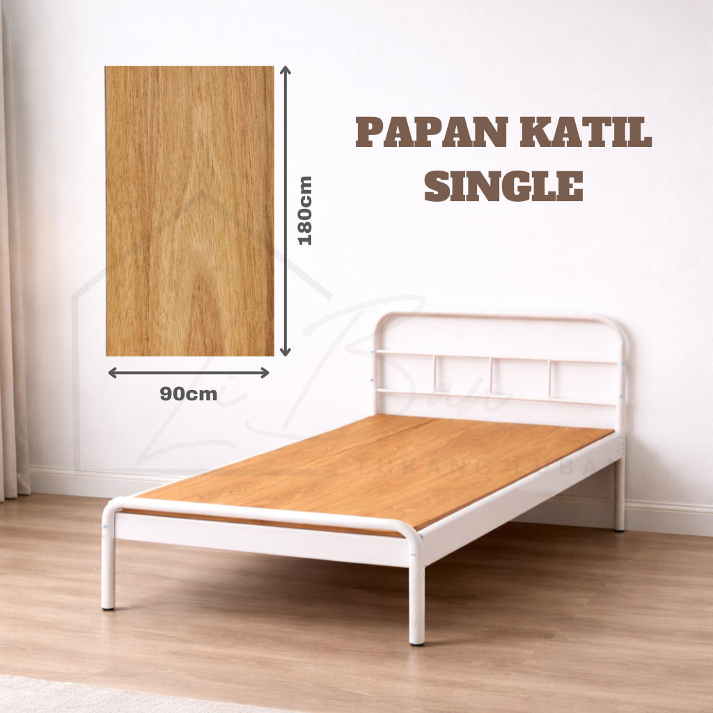 PAPAN KATIL Hardwood Plywood MR 9mm, 12mm saiz Single, Super Single, Queen