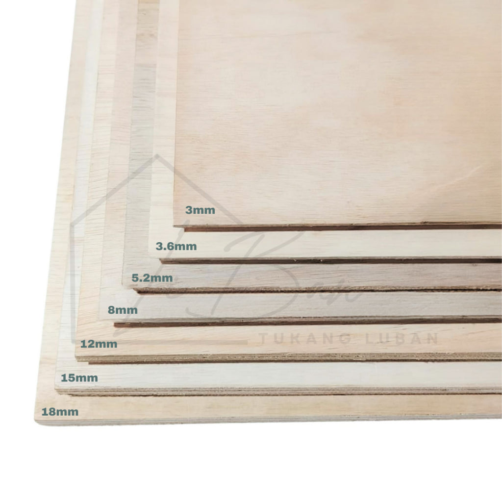 Lightwood Plywood A series sizes (A1-A8)