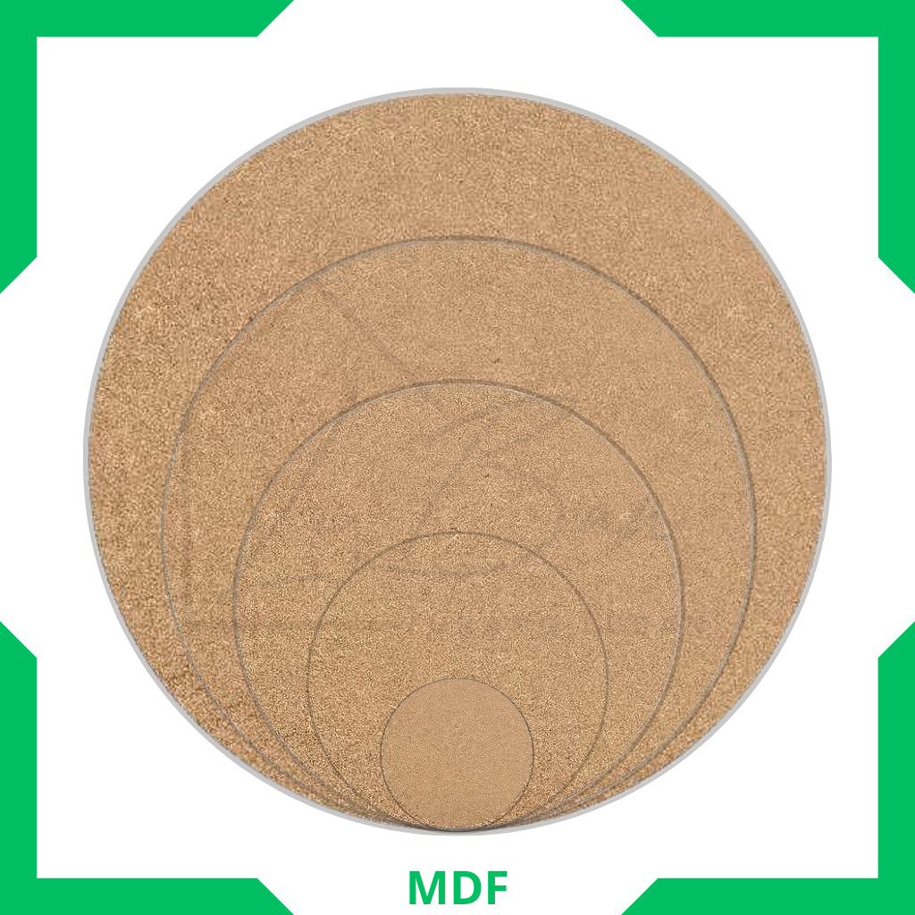 MDF Board Round diameter 100mm ~ 1000mm
