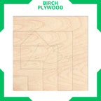 Birch Face Hard Plywood square size
