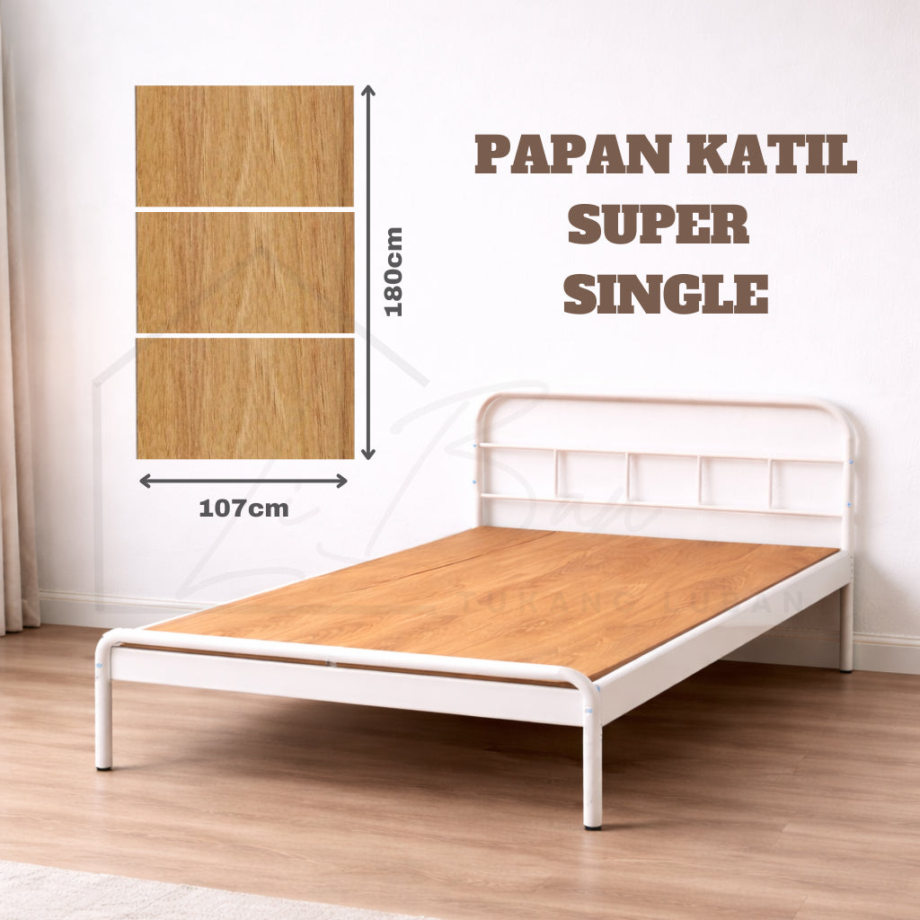 PAPAN KATIL Hardwood Plywood MR 9mm, 12mm saiz Single, Super Single, Queen