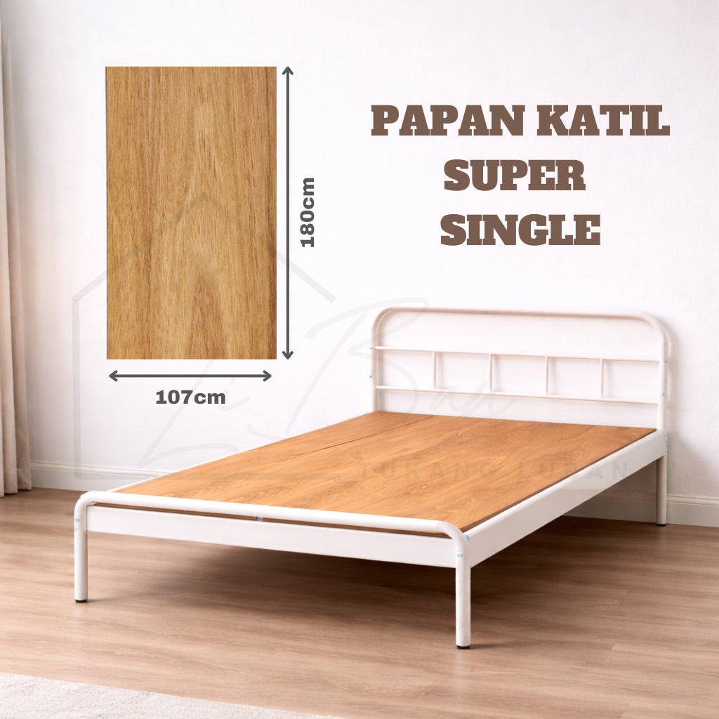 PAPAN KATIL Hardwood Plywood MR 9mm, 12mm saiz Single, Super Single, Queen