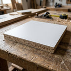 PVC white laminate - 4ft x 8ft